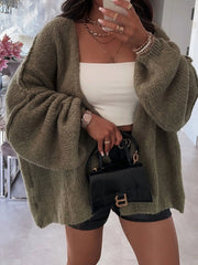 Women’s Loose Fit Plain Cardigan