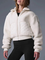 Lamb Wool Zipper Jacket