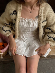 Thicken O-Neck Knit Cardigan
