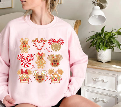 Disney Mickey Minnie Christmas Hoodie