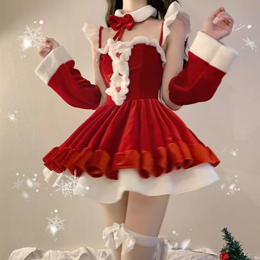 Strapless Bunny Christmas Dress