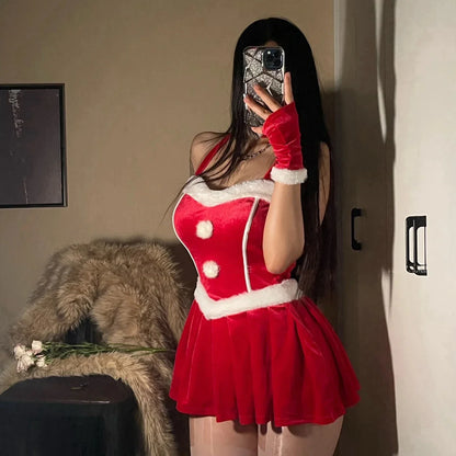 Red Reindeer Santa Costume