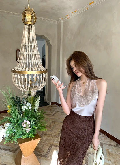 Vintage French Style Pencil Skirt