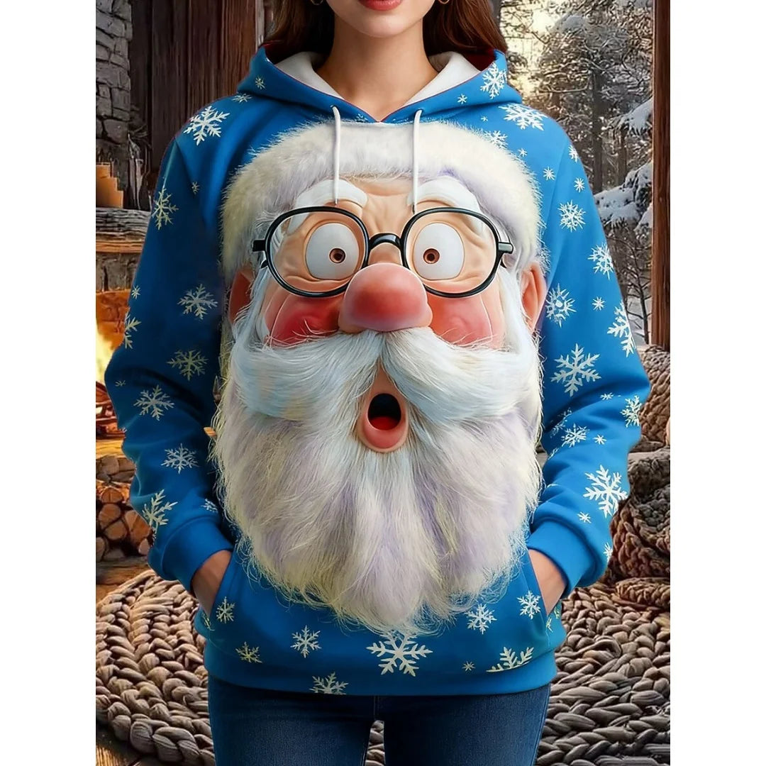 3D Snowman Christmas Hoodie