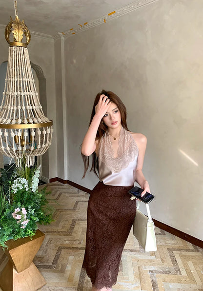 Vintage French Style Pencil Skirt