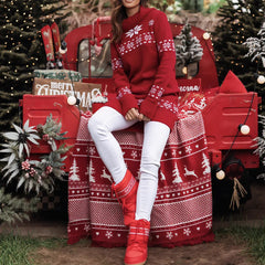 Women’s Turtleneck Christmas Knit Dress