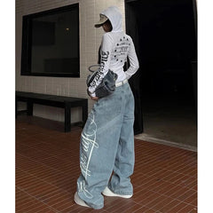 Vintage Baggy Blue Jeans