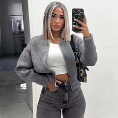 Knit Sweater Cardigan For Women