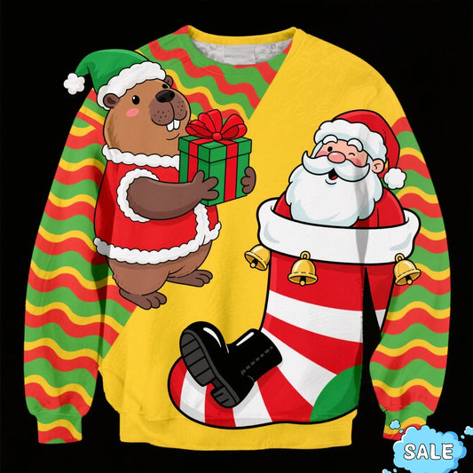 Capybara Christmas Sweater