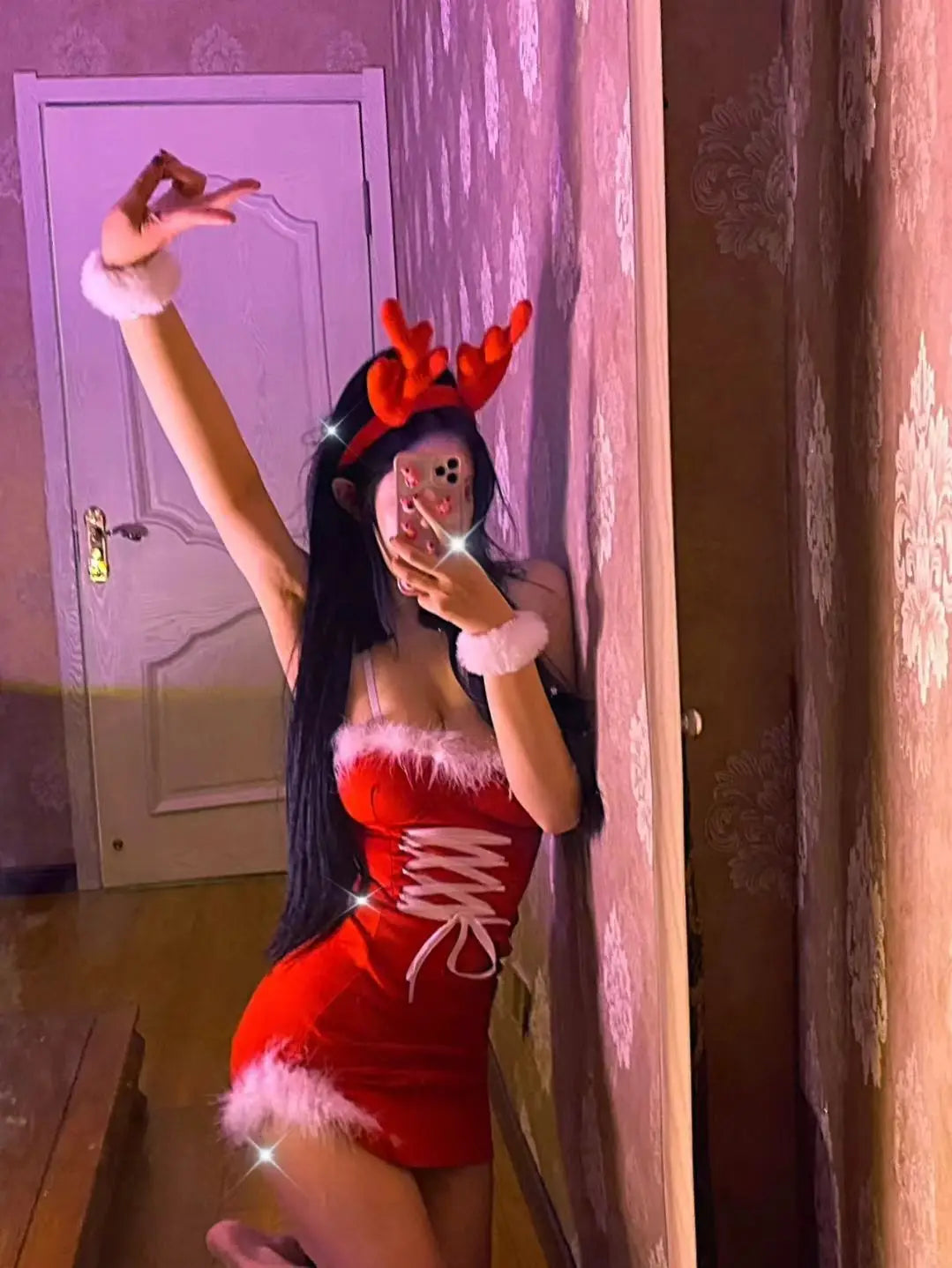 Rudolph Cosplay Performance Dress