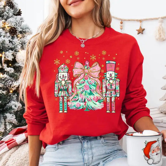 Christmas Tree Themed Sweatshirt
