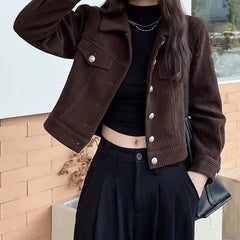 Slim Fit Corduroy Jacket