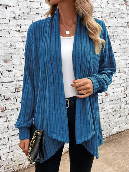 Loose Long Sleeve Knit Cardigan