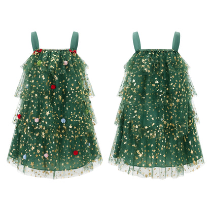 Sequin Tulle Mini Dress