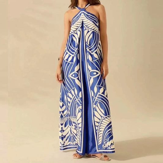 Off Shoulder Print Wide Leg Jumpsuit