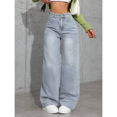 High Waist Wide Leg Jeans