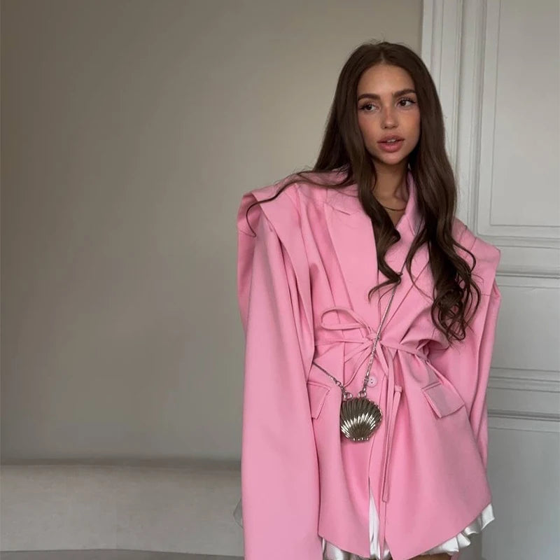 Elegant Lapel Blazer Jacket