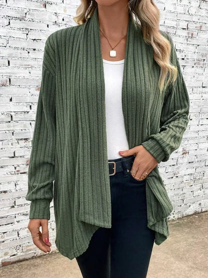 Loose Long Sleeve Knit Cardigan