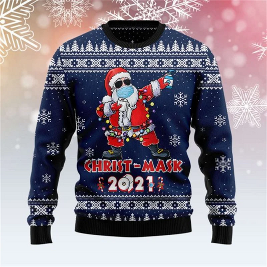 3D Santa Ugly Christmas Sweater