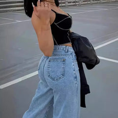 High Waist Wide Leg Jeans