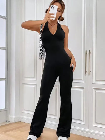 Halter Backless Jumpsuit
