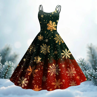 Sequin Swing Slip Dress