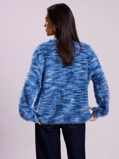 Long Sleeve Button Knit Sweater