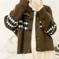 Women’s Knitted Crew Neck Long-Sleeve Sweater