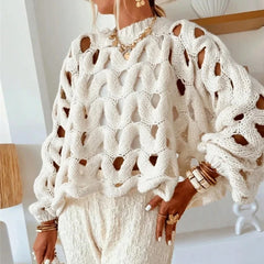 Hollow Out Knit Sweater