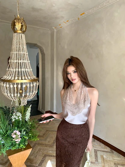 Vintage French Style Pencil Skirt