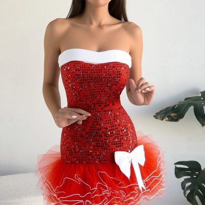 Sequin Santa Claus Dress