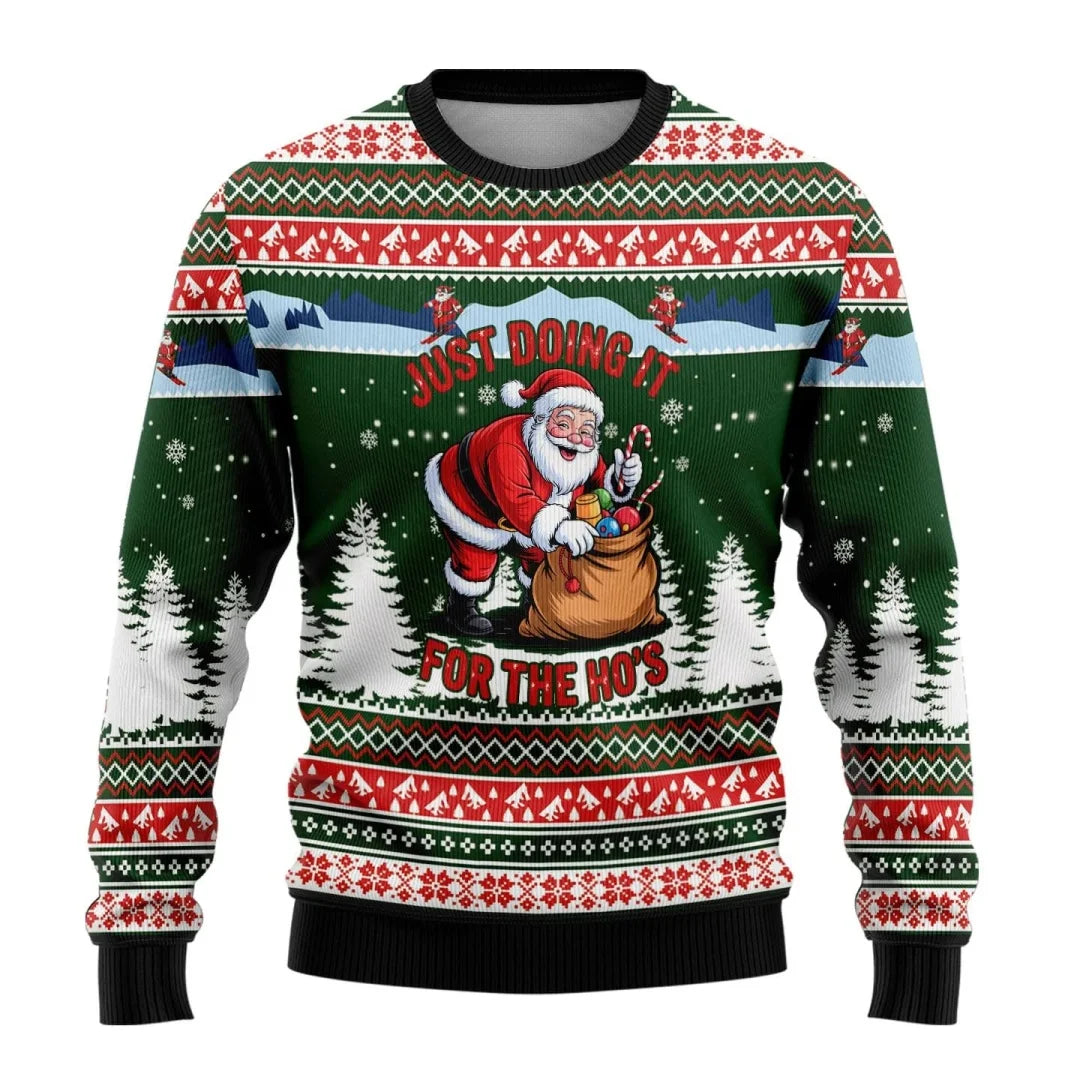 Deer Knit Christmas Pullover