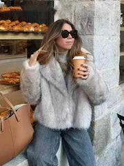 Faux Fur Warm Coat