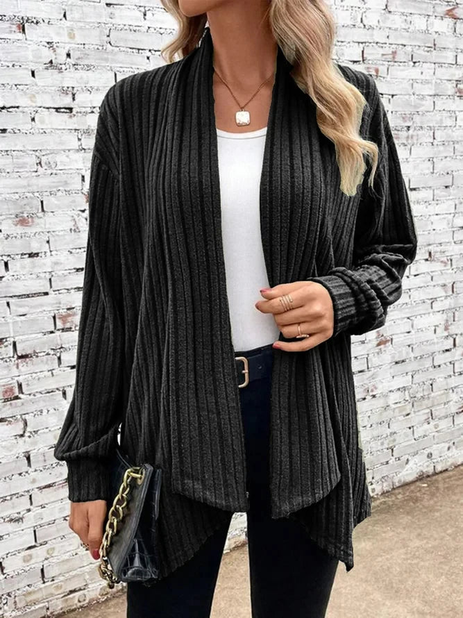 Loose Long Sleeve Knit Cardigan