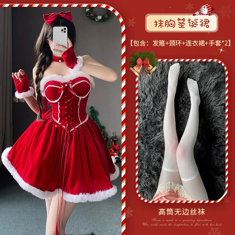 Cute Christmas Cosplay Dress