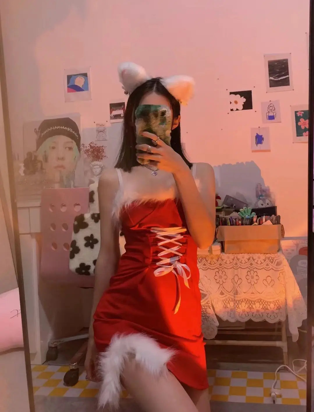 Rudolph Cosplay Performance Dress
