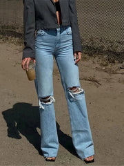 High Waist Wide Leg Jeans