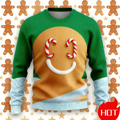 Gingerbread 3D Print Ugly Sweater