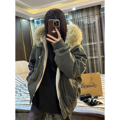 Velvet Fur Collar Jacket