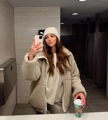 Loose Warm Fleece Coat