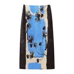 High Waist Zipper Pencil Skirt