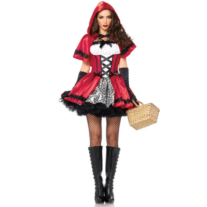 Goth Red Riding Hood Dress