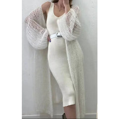 Open Stitch Knit Cardigan
