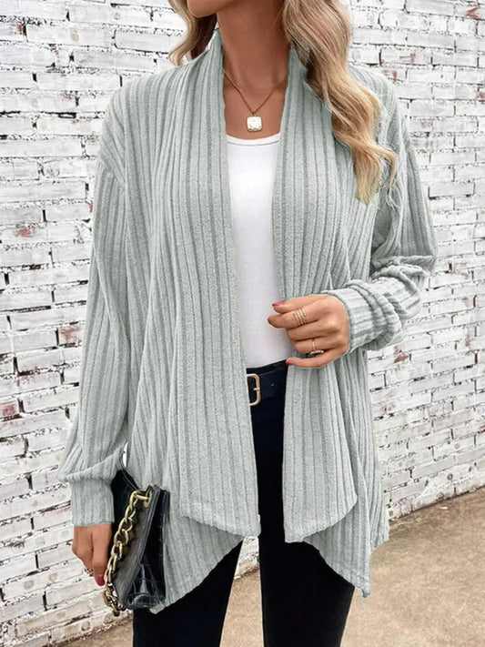Loose Long Sleeve Knit Cardigan