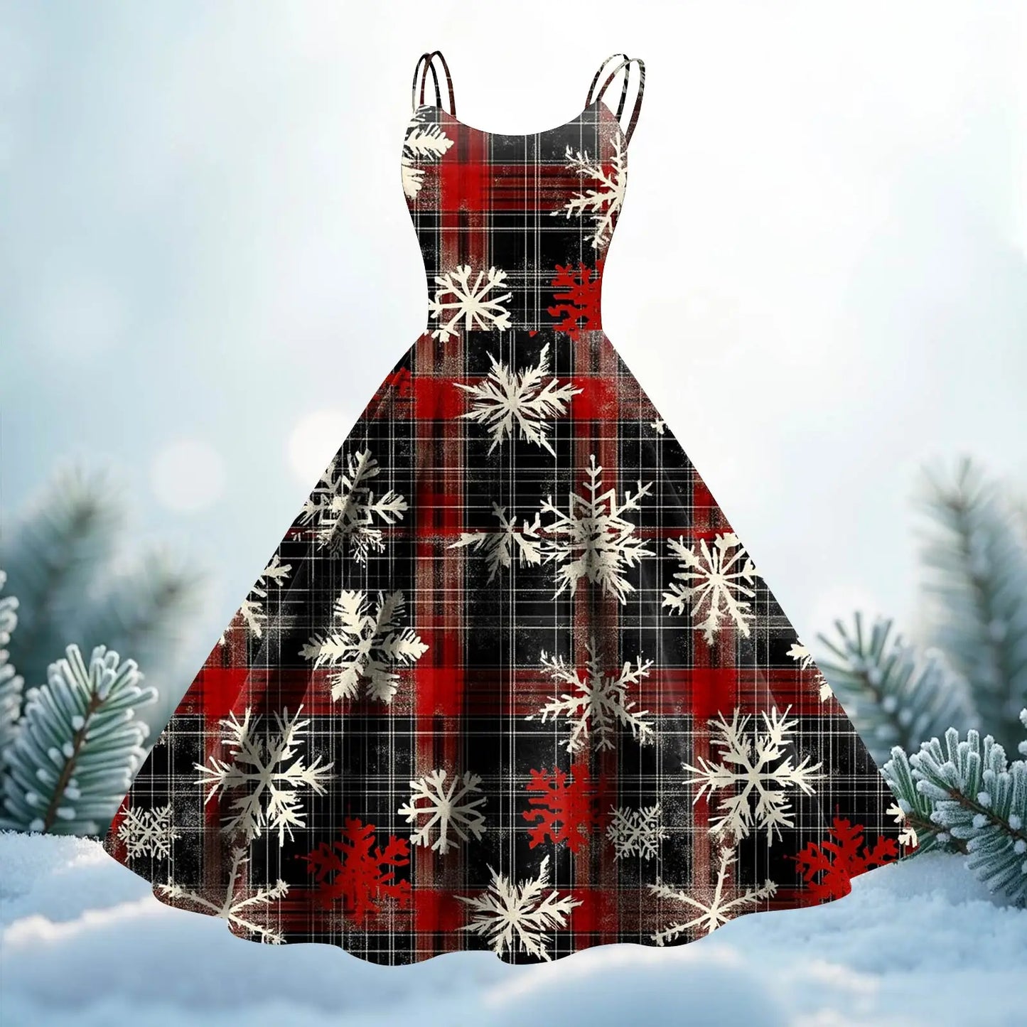 Sequin Swing Slip Dress