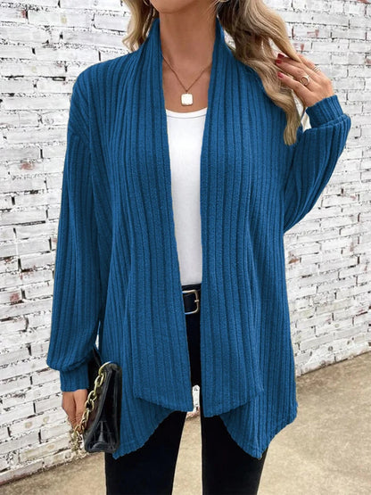 Loose Long Sleeve Knit Cardigan