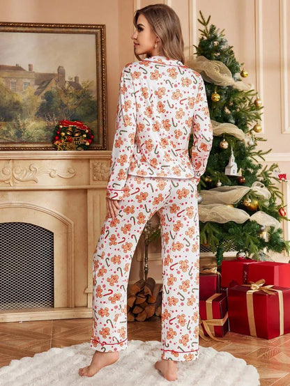 Cartoon Christmas Pajama Set