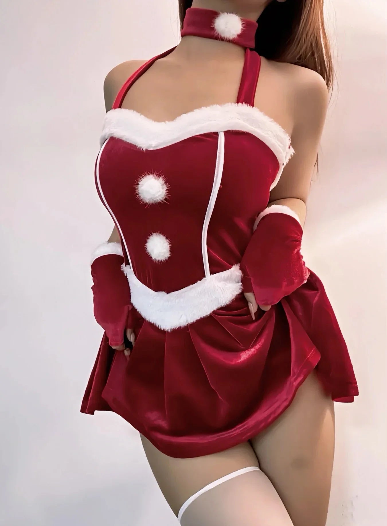 Red Reindeer Santa Costume
