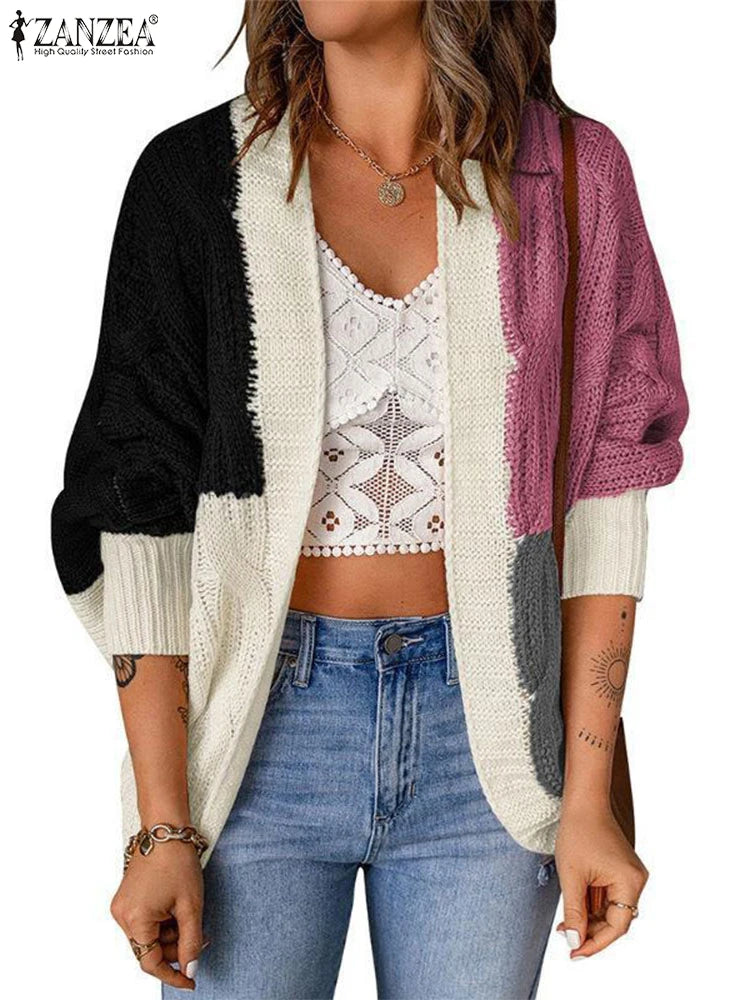 Long Sleeve Open Front Cardigan