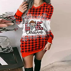 Vintage Print Mini Dress